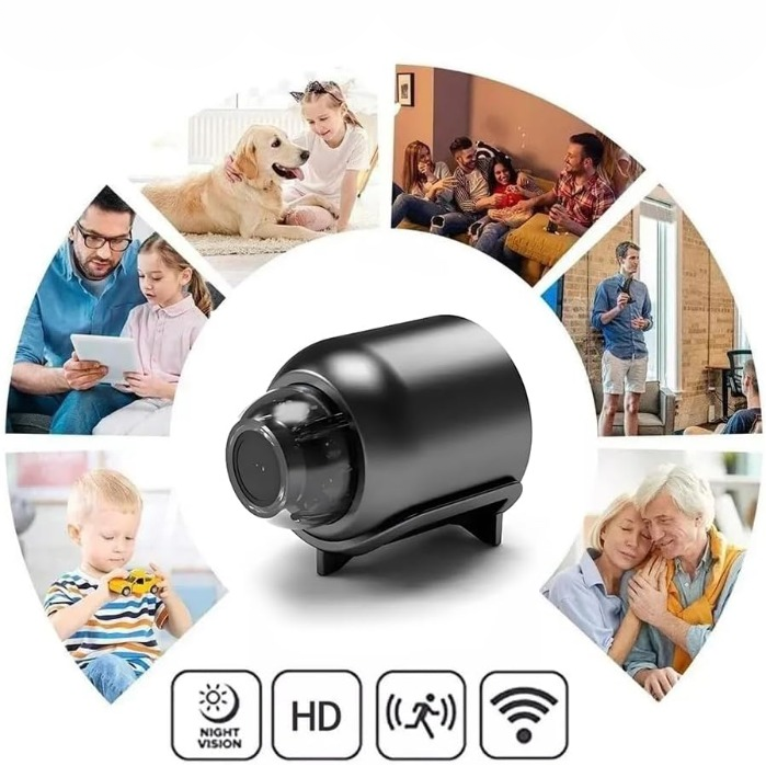 Mini Überwachungskamera 1080p HD — WLAN & 4G, App-Steuerung mit ...