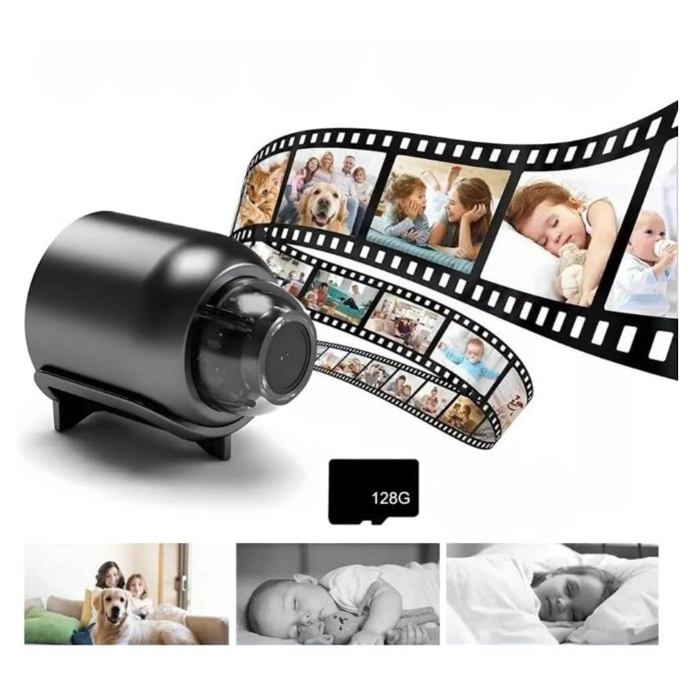 Mini Überwachungskamera 1080p HD — WLAN & 4G, App-Steuerung mit ...