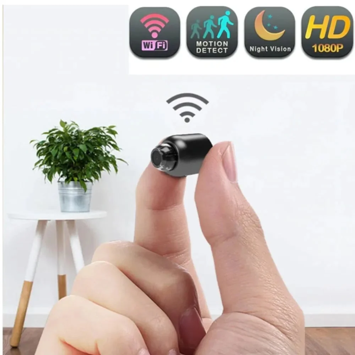 Mini Überwachungskamera 1080p HD — WLAN & 4G, App-Steuerung mit ...